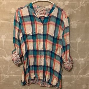 Vintage America | Button Down Top | M